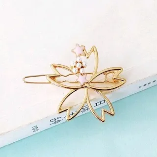 【Charme】日系手作 水玉圓點立體層次花朵 髮束 水藍色 歷史價格詳細信息