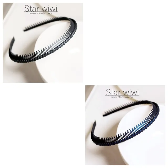 【Star wiwi】時尚風采齒梳髮箍《髮飾 • 髮箍》《2入組》《霧藍色》 歷史價格詳細信息