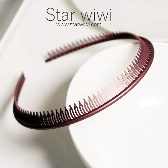 【Star wiwi】時尚風格細版髮箍《2入組》《黑色》 歷史價格詳細信息