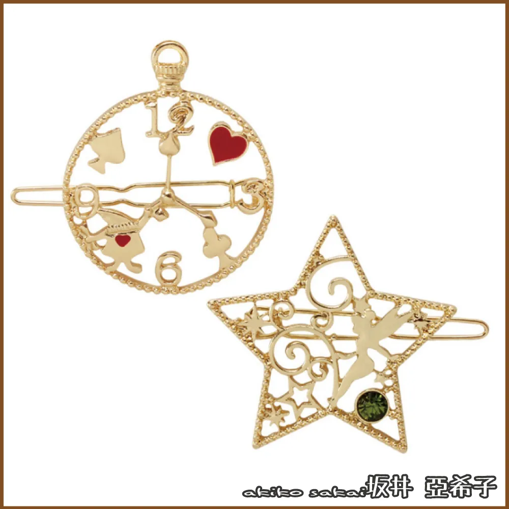 『坂井．亞希子』愛麗絲仙境系列-個性復古仿舊耳夾 歷史價格詳細信息