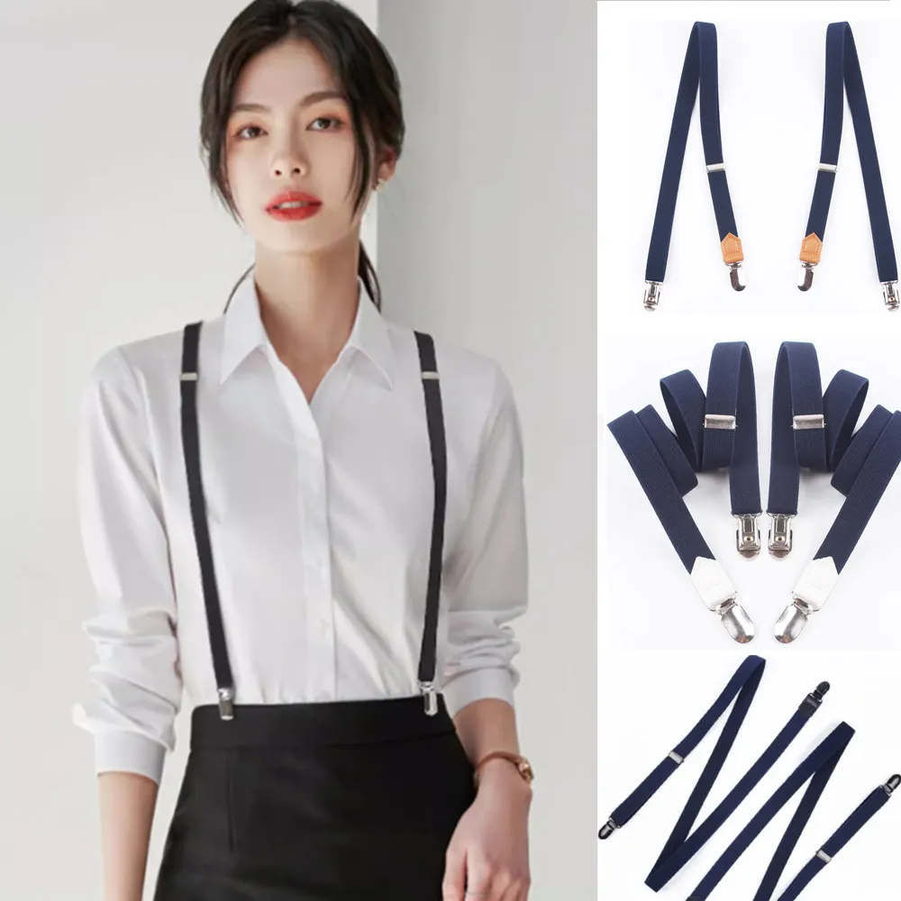 Laifuu.三夾2cm正傳灰復古表演吊帶褲夾 歷史價格詳細信息