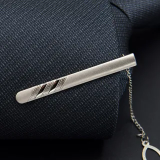 【拉福】領帶夾領夾閃金耀男仕領帶夾送禮上班 歷史價格詳細信息