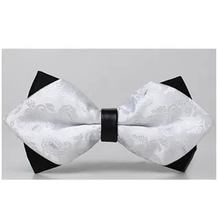 【拉福】變形蟲雙翼領結新郎結婚領結糾糾 (黑色) 歷史價格詳細信息