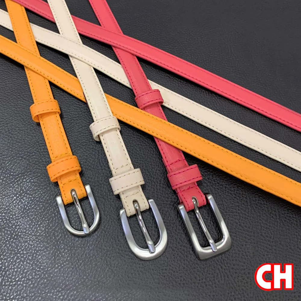 【CH-BELT 銓丞皮帶】超細版彩色百搭流行女生皮帶腰帶(多色) 歷史價格詳細信息