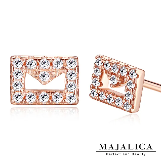 Majalica 925純銀耳環 小貓咪 耳勾式 PF7135 歷史價格詳細信息