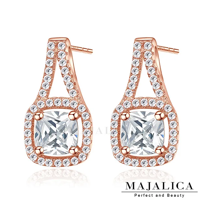 Majalica 純銀耳環項鍊套組 高貴典雅 擬真鑽 PN7054 歷史價格詳細信息