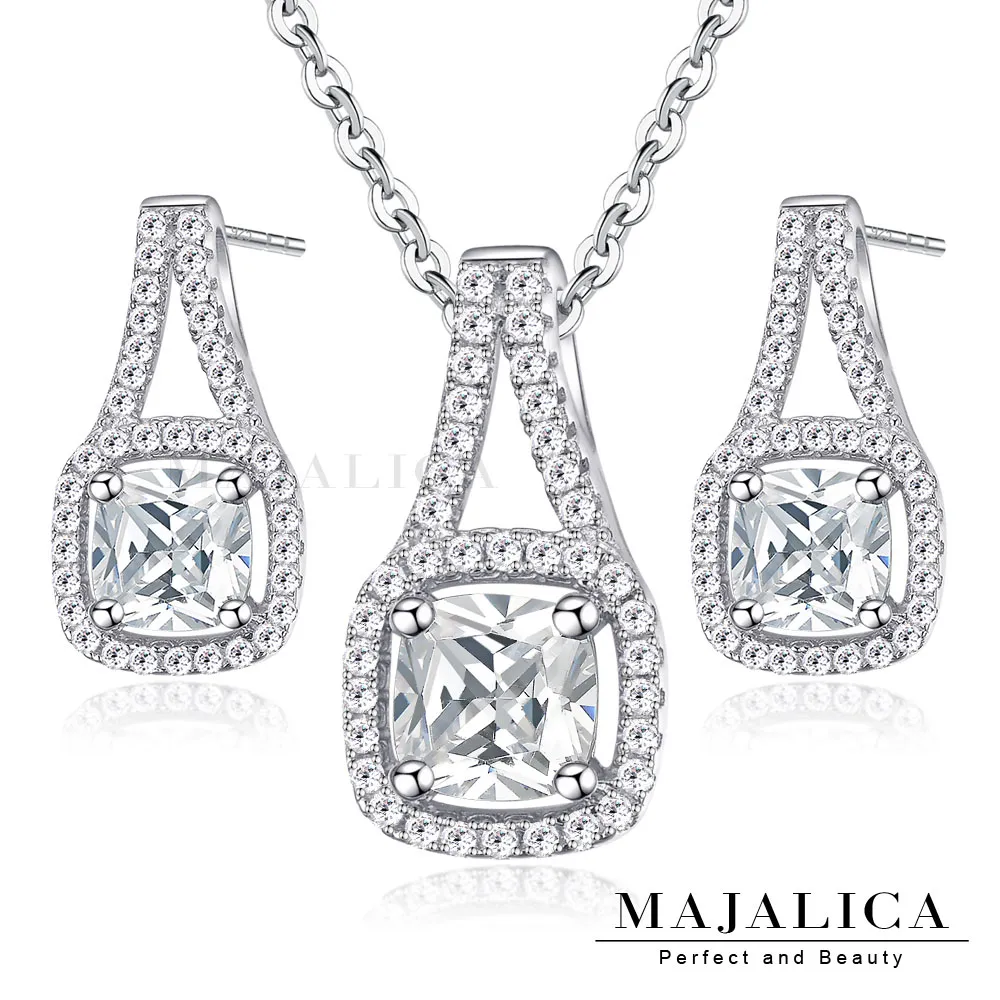 Majalica純銀耳環 爪鑲花樣 925純銀 PF5007 歷史價格詳細信息