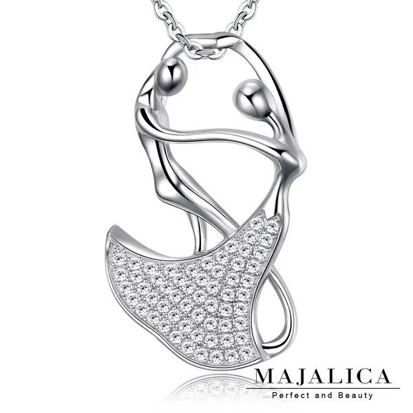 Majalica 圓形 925純銀耳環項鍊套組-共3色 PN8110-2 歷史價格詳細信息