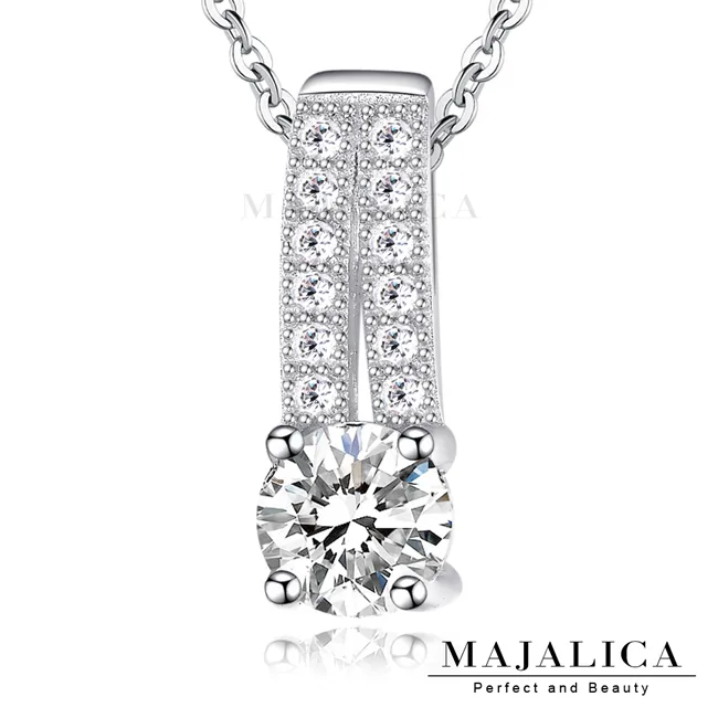 MAJALICA純銀項鍊 時時刻刻  羅馬數字PN8174925純銀 鎖骨鍊 淑女項鍊 贈刻字 歷史價格詳細信息