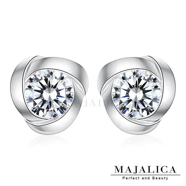 Majalica 純銀耳環  銀色雪花  耳勾式  925純銀 淑女純銀耳環  PF8068 歷史價格詳細信息