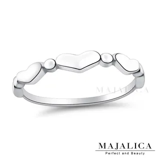 Majalica 925純銀戒指 愛心  璀璨花漾系列-共3色 PR8020 歷史價格詳細信息