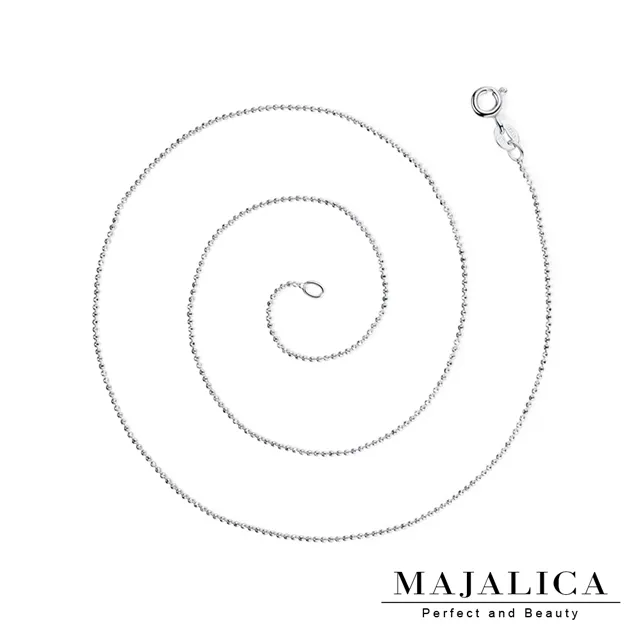Majalica 純銀素鍊 圓圈素鍊 寬 1.5mm 銀色16吋 PC6003-1 歷史價格詳細信息