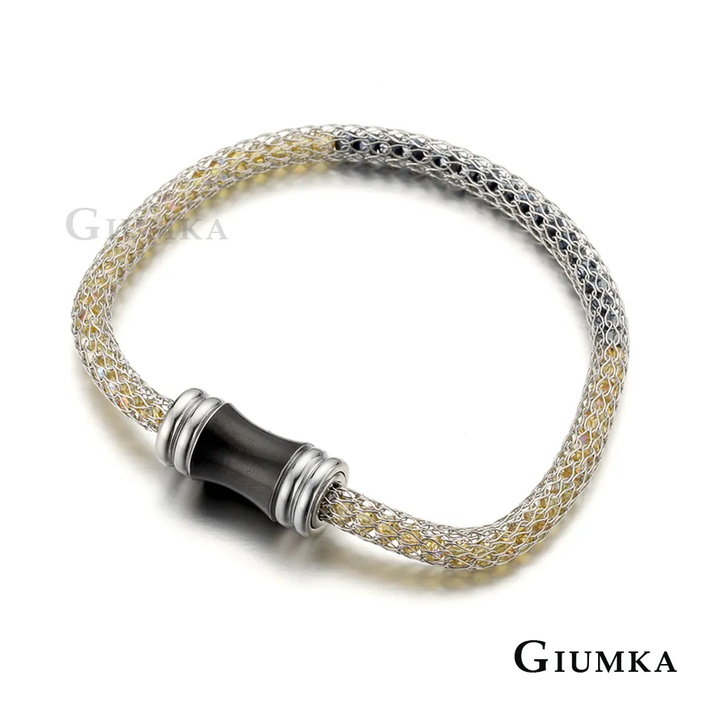 【GIUMKA】彩虹橋鋼鋯石手鍊 金色款 MB442-1F 歷史價格詳細信息