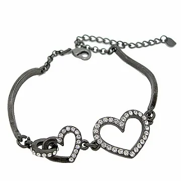 【Charme】時尚鏤空心型水晶鑽 手鍊 玫瑰金 歷史價格詳細信息