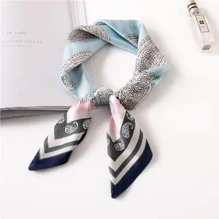 vivi時尚絲巾，春秋夏天新款百搭領巾，小方巾032402卡其咖 歷史價格詳細信息