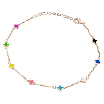 幸運草 玫瑰情話 9999純金手鍊 歷史價格詳細信息