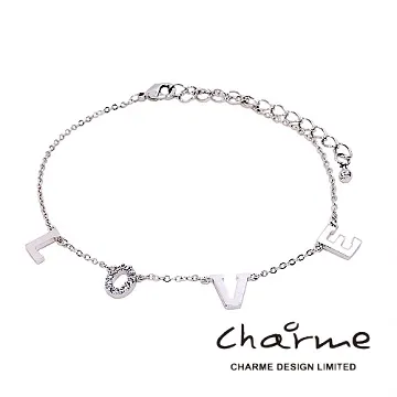 【Charme】Love U Forever 白k飾 時尚情人對鍊 歷史價格詳細信息