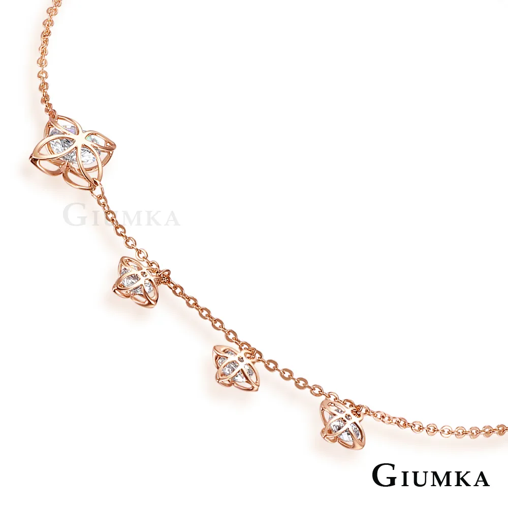 GIUMKA 生命之花腳鍊 精鍍正白K ML06006-1 歷史價格詳細信息