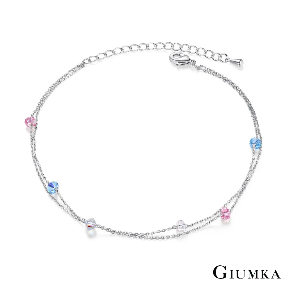 【GIUMKA】彩虹橋鋼鋯石手鍊 金色款 MB442-1F 歷史價格詳細信息