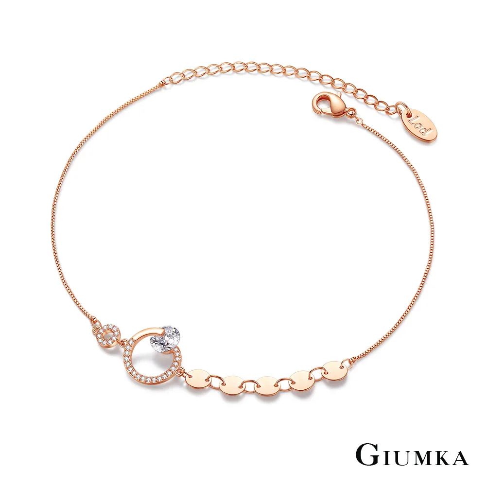 GIUMKA女生腳鍊 完美甜心 精鍍玫瑰金 甜美女士腳鏈 ML00001 歷史價格詳細信息