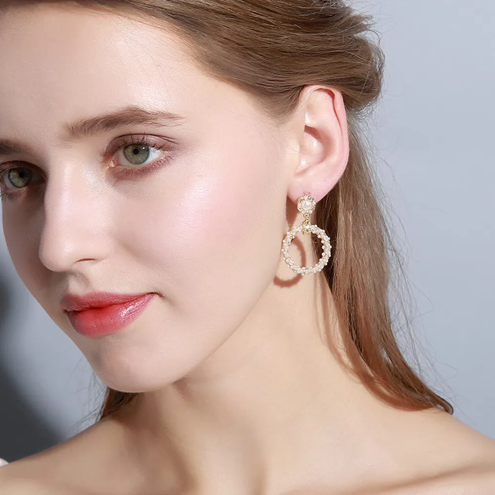 Quenby【AMOR】925純銀 不規則菱形帶鑽點綴長耳環/耳針 歷史價格詳細信息