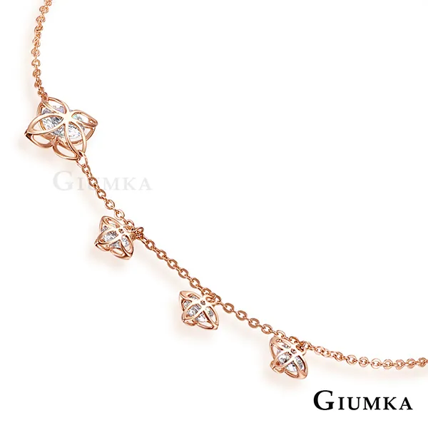 GIUMKA 生命之花腳鍊 精鍍正白K ML06006-1 歷史價格詳細信息