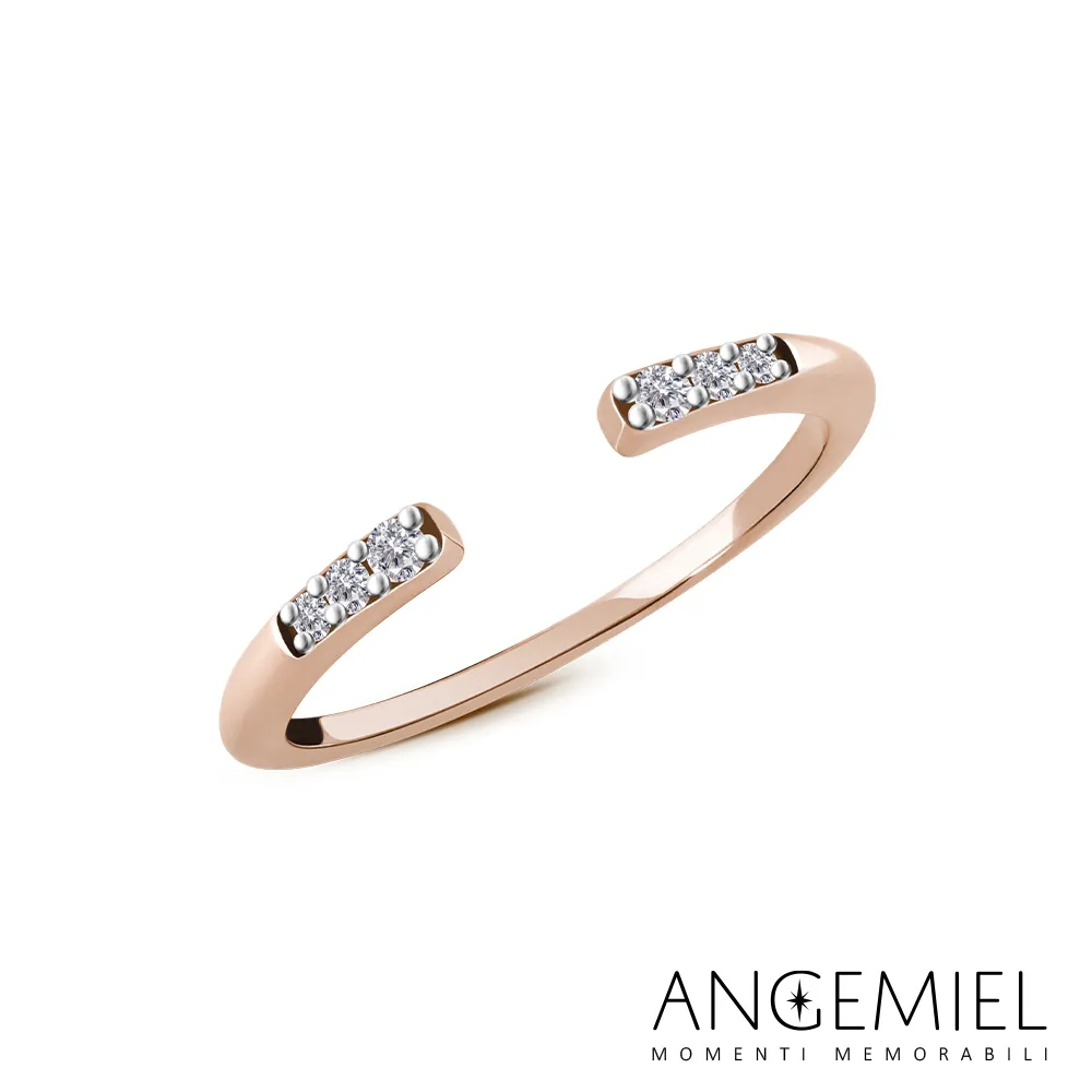 Angemiel 安婕米 Fortuna真鑽戒指/尾戒 夜空(銀色) 歷史價格詳細信息