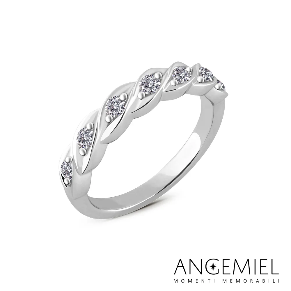 Angemiel 安婕米 Fortuna真鑽戒指/尾戒 夜空(銀色) 歷史價格詳細信息