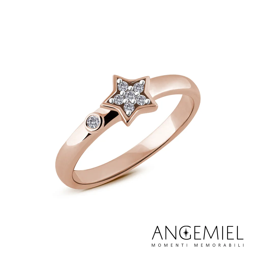 Angemiel 安婕米 Fortuna真鑽戒指/尾戒 夜空(銀色) 歷史價格詳細信息