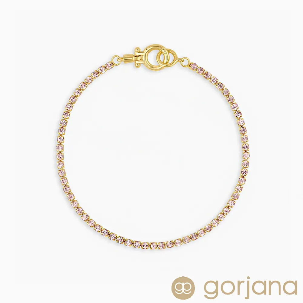 【美國 Gorjana】Lexi 閃耀晶鑽鍍18K金手鍊(玫瑰粉) 歷史價格詳細信息