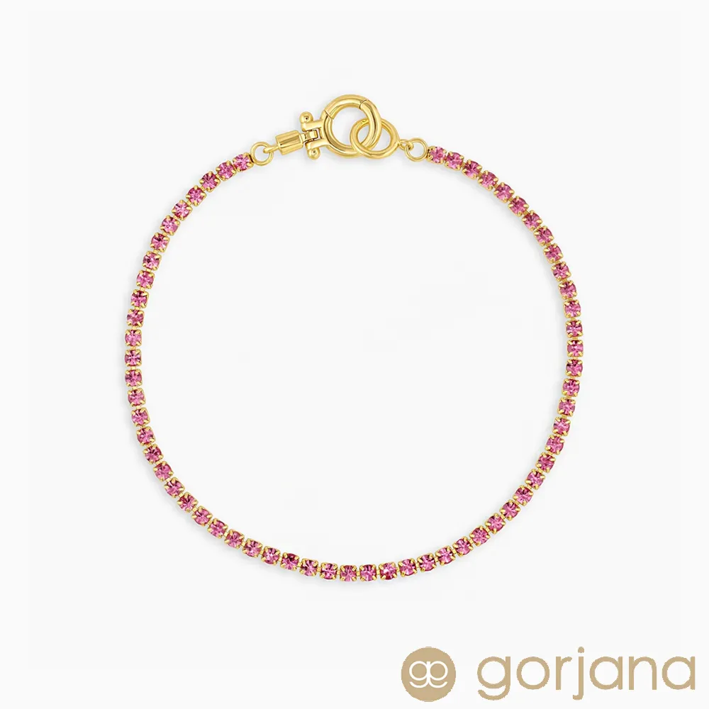 【美國 Gorjana】Lexi 閃耀晶鑽鍍18K金手鍊(玫瑰粉) 歷史價格詳細信息