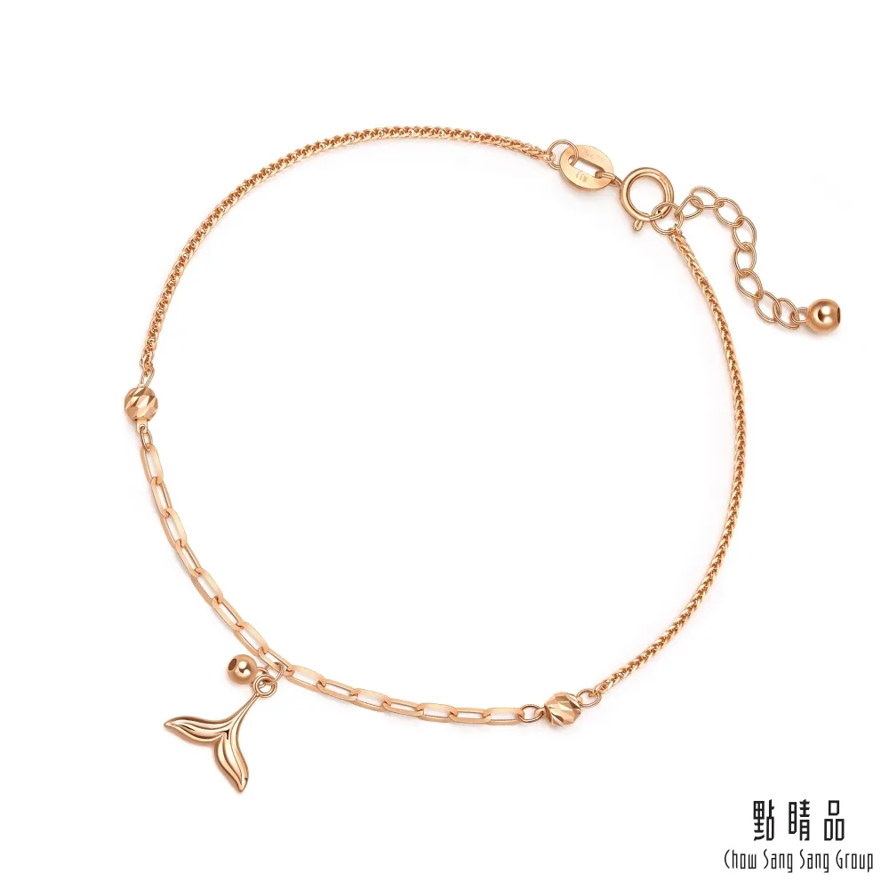 點睛品 全18K 海豚精靈 18K玫瑰金項鍊 歷史價格詳細信息