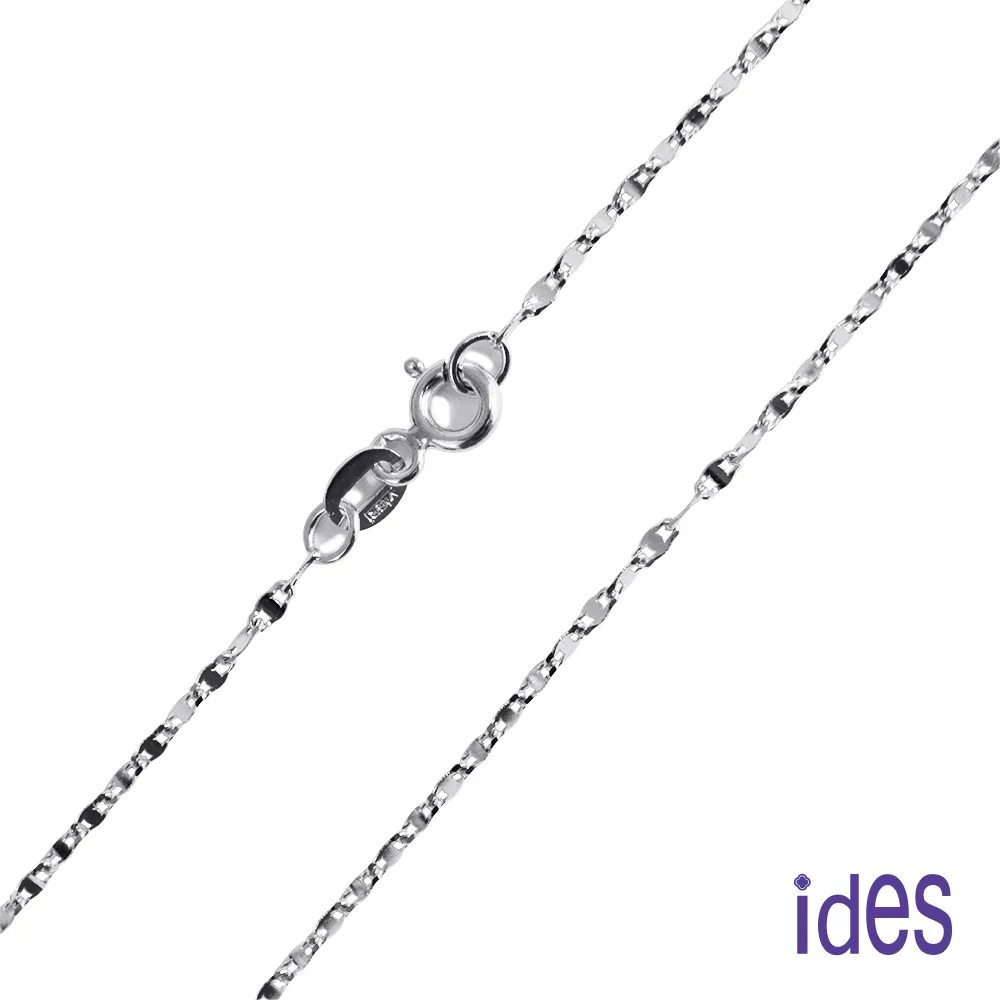 ides愛蒂思 義大利14K白金項鍊18吋（圓形刻花鍊） 歷史價格詳細信息