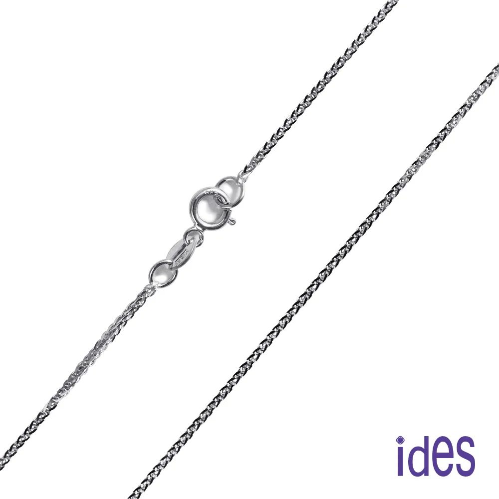 ides愛蒂思 義大利14K白金項鍊18吋（圓形刻花鍊） 歷史價格詳細信息