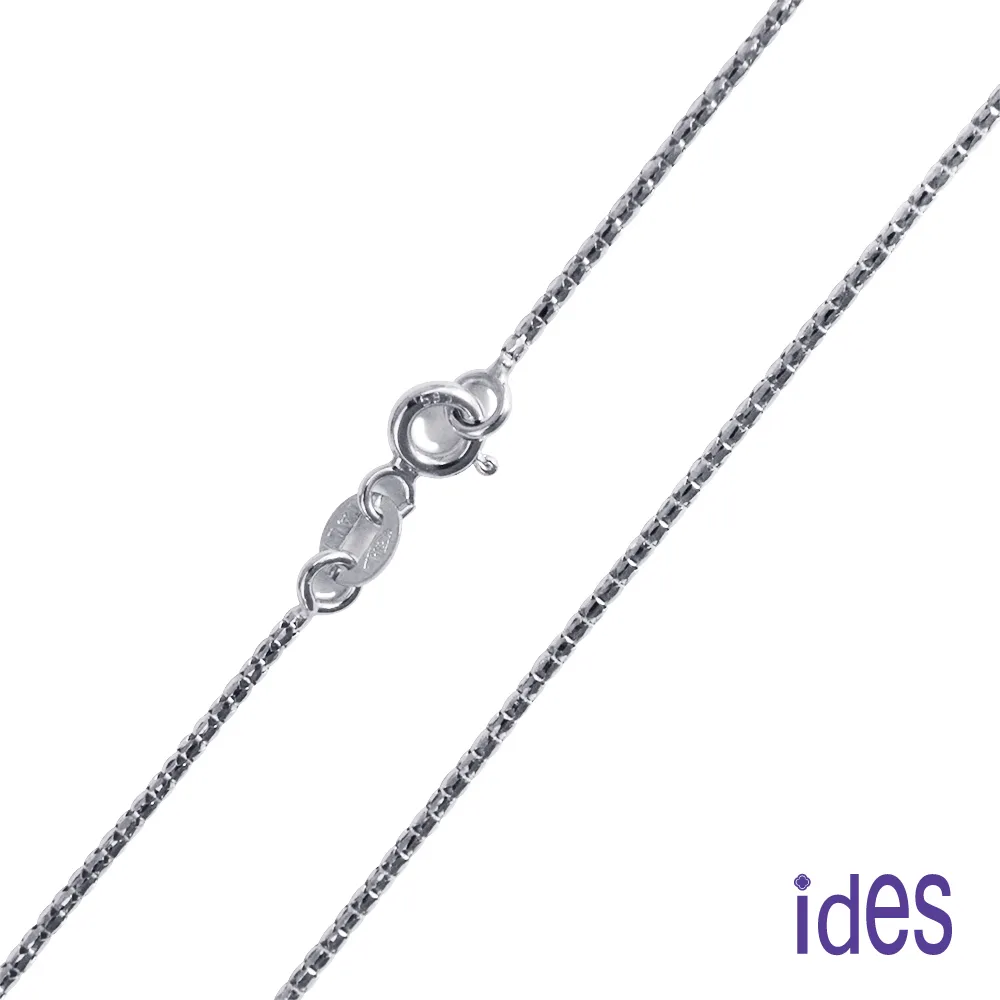 ides愛蒂思 義大利14K白金項鍊18吋（圓形刻花鍊） 歷史價格詳細信息