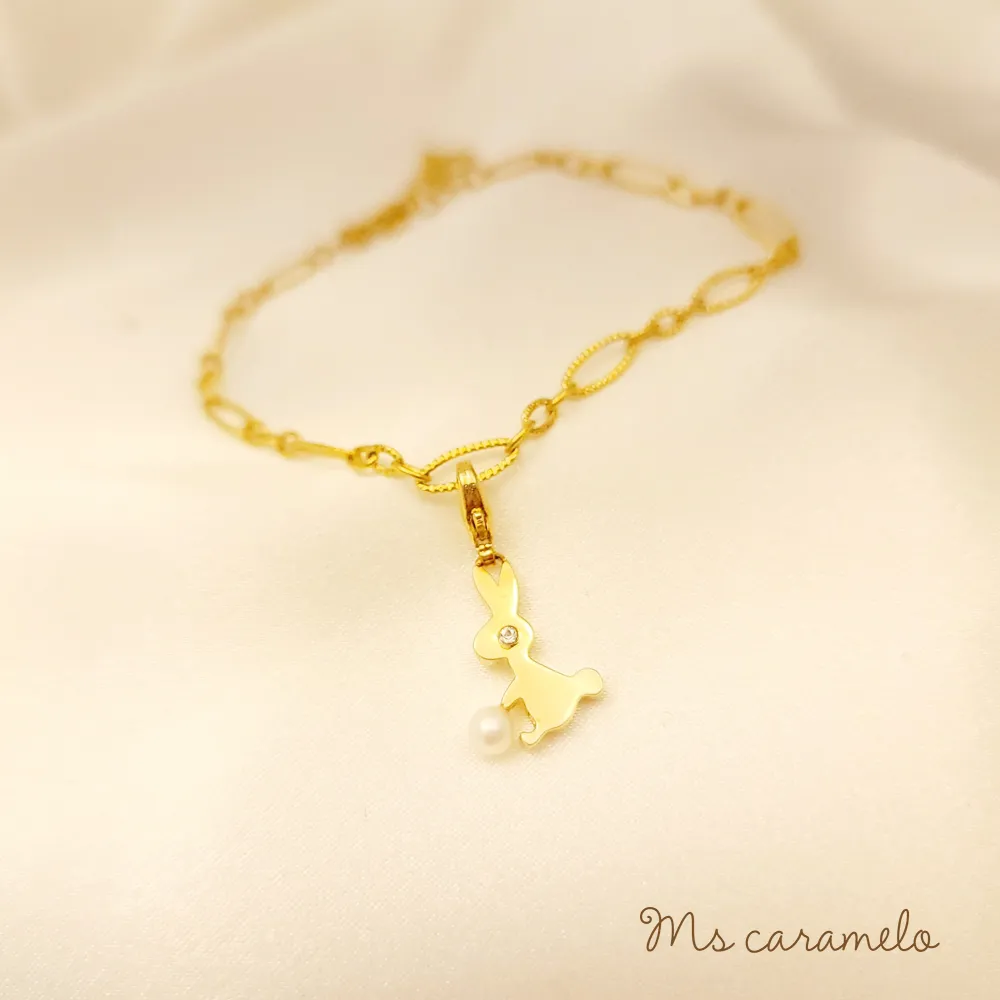 【焦糖小姐 Ms caramelo】熊寶貝 鋯石手鍊 歷史價格詳細信息