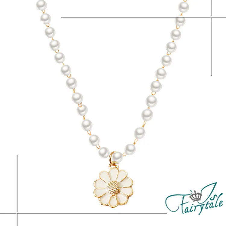 【伊飾童話】雛菊花圈＊鈦鋼玫瑰金鎖骨項鍊 歷史價格詳細信息