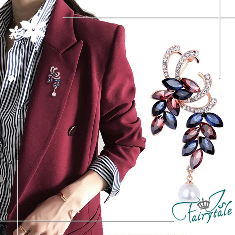 【伊飾童話】嫣紅葡萄＊珍珠雙色水晶別針胸針 歷史價格詳細信息