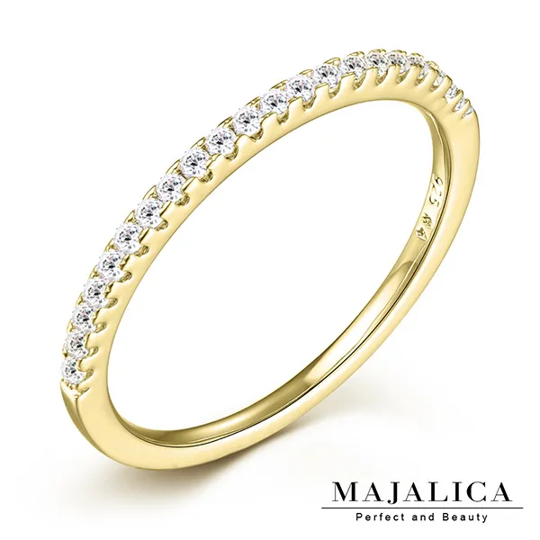 Majalica 單鑽純銀戒指婚戒 純淨之星 925純銀 銀色 PR6015 歷史價格詳細信息