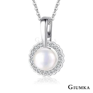 GIUMKA 雅致天然淡水珍珠耳環 精鍍正白K MF09083 歷史價格詳細信息