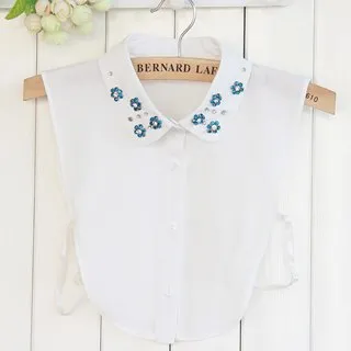 假領子 假領片 假領 領片 假衣領 2022年新款刺繡披肩假領子女裝搭配領花娃娃領洋裝搭配領花（滿599元免運） 歷史價格詳細信息