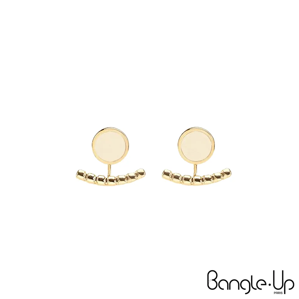 【法國 Bangle Up】閃電波紋琺瑯鍍金開口手環-歌劇紅 歷史價格詳細信息