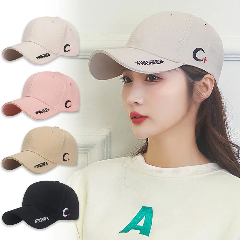 【活力揚邑】月牙刺繡防風防曬透氣輕量戶外運動遮陽帽鴨舌帽棒球帽 歷史價格詳細信息