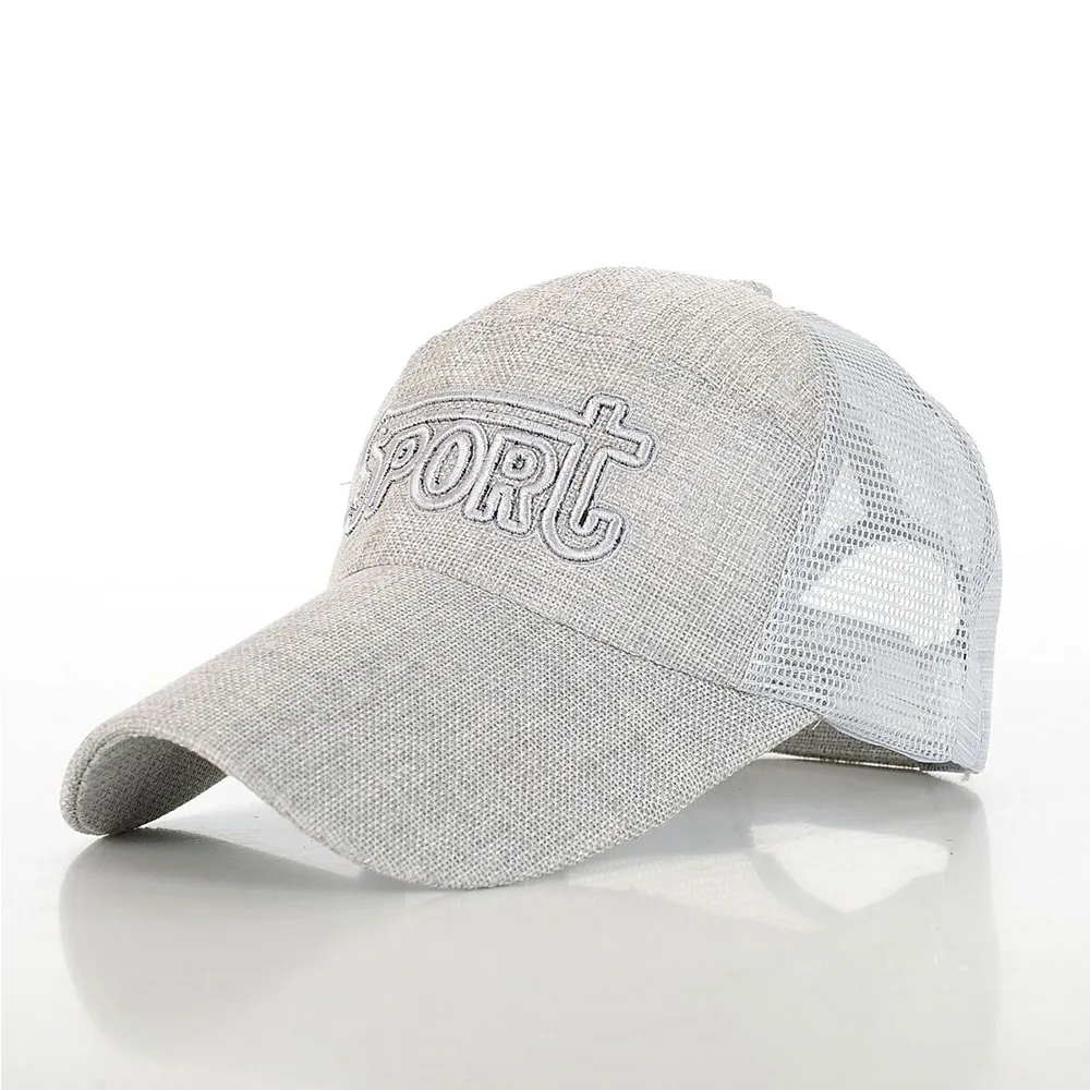 【活力揚邑】防曬透氣速乾夏季時尚百搭戶外運動亞麻網帽遮陽帽鴨舌帽棒球帽- 棕色 歷史價格詳細信息