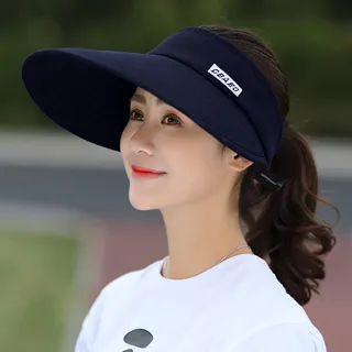 【活力揚邑】寬大帽檐防曬可捲收抗UV空頂遮陽帽-粉 歷史價格詳細信息