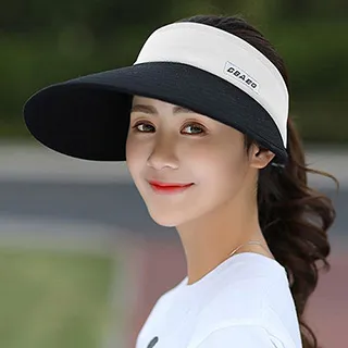 【活力揚邑】寬大帽檐防曬可捲收抗UV空頂遮陽帽-粉 歷史價格詳細信息