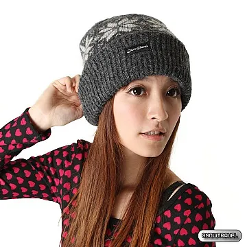 SNOWTRAVEL 3M防風透氣保暖羊毛帽(雪花摺邊) (深灰)(780) 歷史價格詳細信息