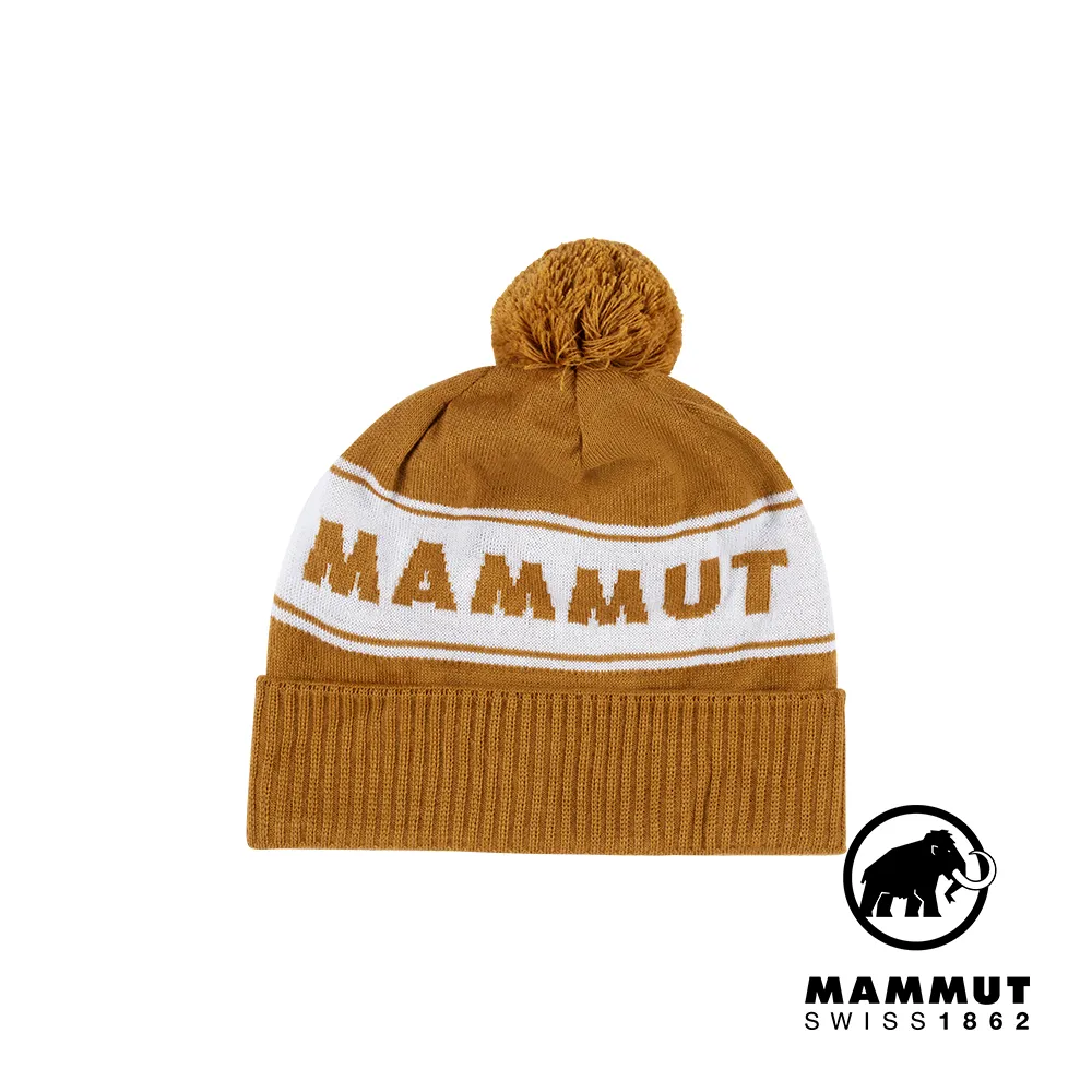 【Mammut 長毛象】Peaks Beanie 保暖針織LOGO毛球羊毛帽 獵豹褐 #1191-01100 歷史價格詳細信息