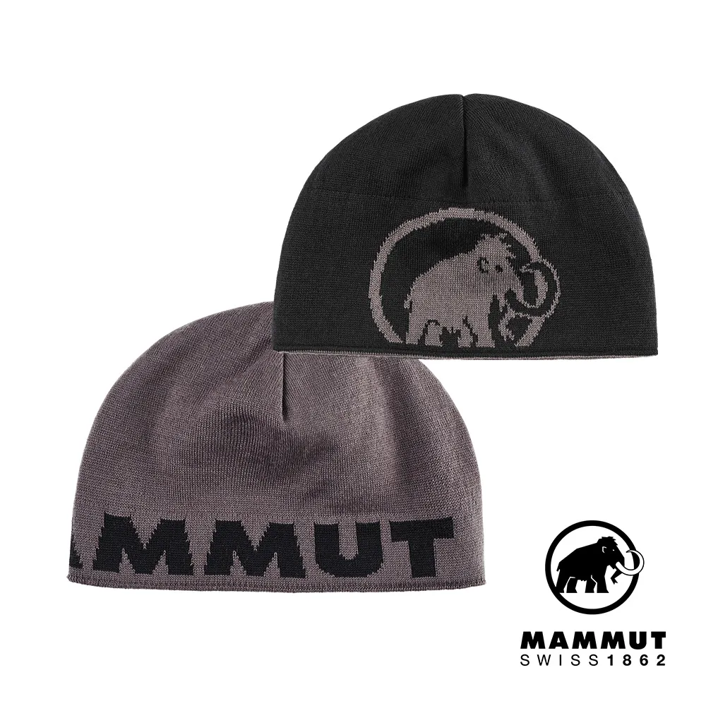 【MAMMUT 長毛象 Logo Beanie 正反兩用LOGO針織羊毛帽《葡萄紫/桃紅》】1191-04891/針織帽 歷史價格詳細信息
