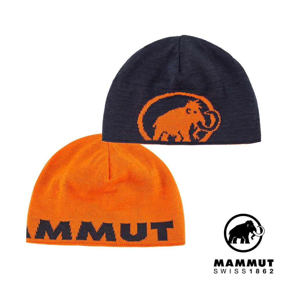 【MAMMUT 長毛象 Logo Beanie 正反兩用LOGO針織羊毛帽《葡萄紫/桃紅》】1191-04891/針織帽 歷史價格詳細信息